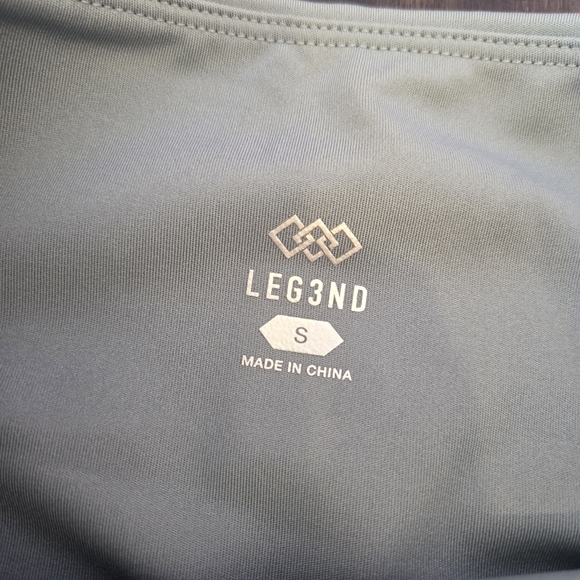 LEG3ND Women's Small High-Waist Pocket Leggings L40363ST/COBL - Light Sage Green - Picture 8 of 12